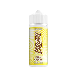 Just Juice Brutal Drinks Pina Colada Flavour 100ml Shortfill E-liquid for DTL Vaping with Sub-ohm Vape Tanks & Sub-ohm Vape Kits