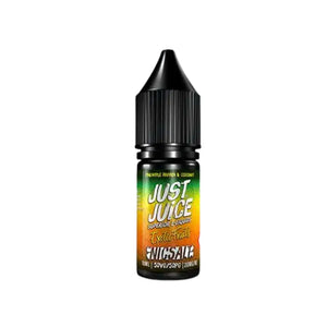 Just Juice Exotic Fruit Pineapple Papaya & Coconut Flavour 10ml Nic Salt E-liquid perfect for Refillable Vape kits