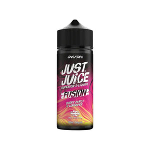Just Juice Fusion Berry Burst & Lemonade Flavour 100ml Shortfill Vape Juice for DTL Sub-ohm Vaping with Sub-ohm Vape Kits or Sub-ohm Vape Tanks