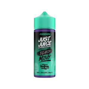 Just Juice Mint Black Mint Flavour 100ml Shortfill E-liquid for DTL Vaping with Sub-ohm Vape Kits