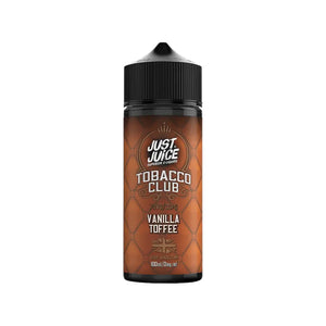 Just Juice Tobacco Club Vanilla Toffee Tobacco Flavour 100ml E Cig Liquid for Sub-ohm Vaping