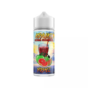 Koyuki soda sparkle 100ml shortfill yoshi flavour great for sub-ohm vape tanks and rebuildable vape tanks
