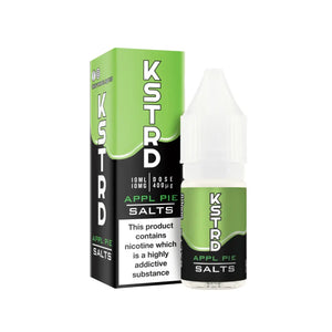 KSTRD Appl Pie Flavour 10ml Nic Salt E-liquid perfect for Refillable Vape Kits
