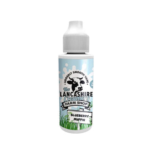 Lancashire Creamery Farm Shop Blueberry Muffin Flavour 100ml E-liquid Shortfill Great for Sub-ohm Vape Kits & Sub-ohm Vape Tanks