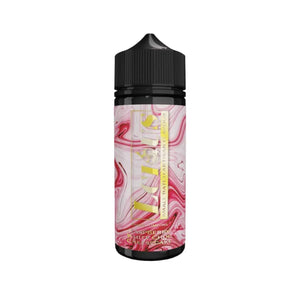 Lcious E-Liquid 100ml vape juice in raspberry white choc cheesecake flavour.