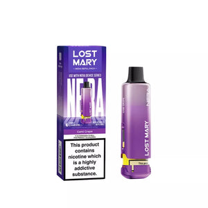Lost Mary NERA Refill Pod In Gami Grape Flavour offering up to 15,000 puffs.