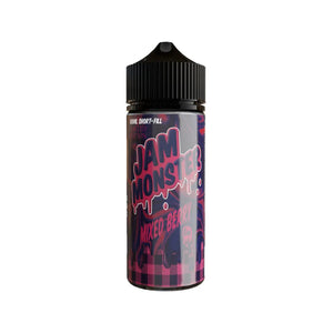 Monster Vape Jam Monster 100ml Shortfill E-liquid in Mixed Berry Flavour