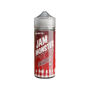 Monster Vape Jam Monster 100ml Shortfill E-liquid in Strawberry Flavour