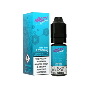 Nasty Salt Reborn Slow Blow Flavour 10ml Nic Salt E-liquid perfect for Refillable Vape Kits