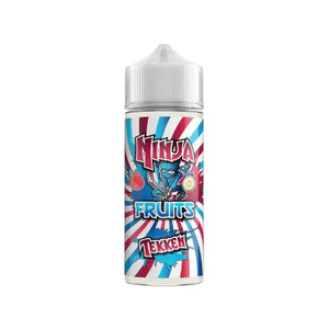 Ninja Fruits Tekken Flavour 100ml Shortfill E liquid by DK Perfect for Sub-ohm Vape Kits & Sub-ohm Vape Tanks