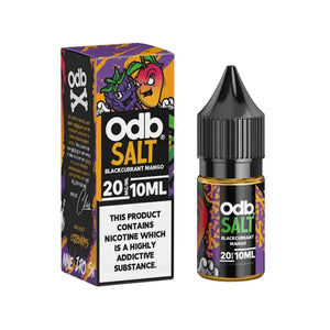 ODB Juice 10ml Nic Salt E-liquid Blackcurrant Mango Flavour perfect for Refillable Vape Kits