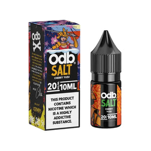 ODB Juice 10ml Nic Salt E-liquid Cherry Yuzu Flavour perfect for Refillable Vape Kits