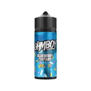 ohm boy oc vape juice in blueberry custard flavour 100ml e-liquid