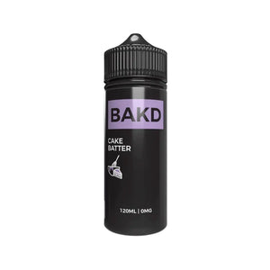 BAKD 100ml Shortfill E-liquid in Cake Batter Flavour