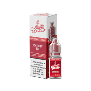 Ohm Brew Double Brew Cherry Ice Flavour 10ml Nic Salt E-liquid perfect for Refillable Vape Kits