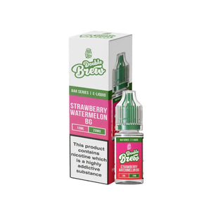 Ohm Brew Double Brew Strawberry Watermelon Bubblegum Flavour 10ml Nic Salt E-liquid perfect for Refillable Vape Kits