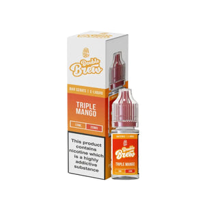 Ohm Brew Double Brew Triple Mango Flavour 10ml Nic Salt E-liquid perfect for Refillable Vape Kits