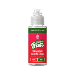 Ohm Brew Double Brew XL Bar 100ml Shortfill in strawberry watermelon bg flavour.