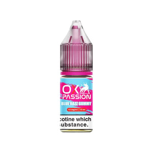 OXVA Ox Passion Blue Razz Gummy 10ml Nic Salt E-liquid - Perfect for Refillable Vape Kits