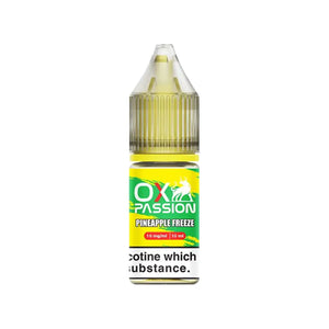 OXVA Ox Passion Pineapple Freeze 10ml Nic Salt E-liquid - Perfect for Refillable Vape Kits