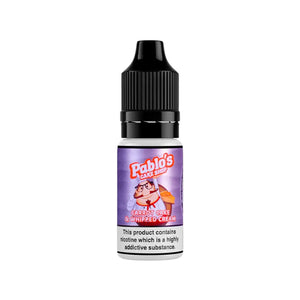 Pablo's Cake Shop Carrot Cake & Whipped Cream Flavour 10ml Nic Salt E-liquid perfect for Refillable Vape Kits