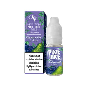 Pixie Juice Vol 2 10ml Nic Salt Blackcurrant & Pear Flavour