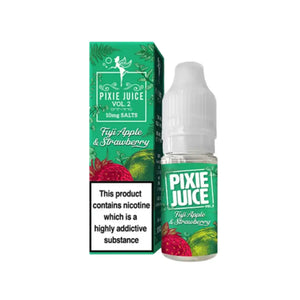 Pixie Juice Vol 2 10ml Nic Salt Fiji Apple & Strawberry Flavour
