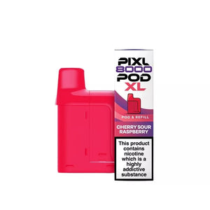 PIXL 8000 Cherry Sour Raspberry Refill Pod with 20mg nic salt e-liquid