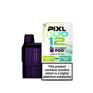 PIXL Duo Prefilled Vape Pod Mint Edition 2 in 1 Flavours Watermelon Mint - Strawberry Mint