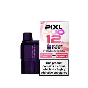 PIXL Duo Prefilled Vape Pod Strawberry Edition 2 in 1 Flavours Strawberry Burst - Strawberry Watermelon