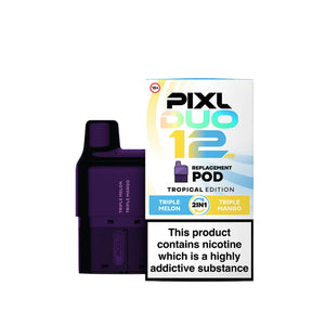 PIXL Duo Prefilled Vape Pod Tropical Edition 2 in 1 Flavours Triple Melon - Triple Mango