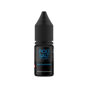 Pod Salt Core Blue Raspberry Flavour 10ml Nic Salt E-liquid perfect for Refillable Vape Kits