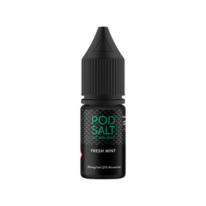 Pod Salt Core Fresh Mint Flavour 10ml Nic Salt E-liquid perfect for Refillable Vape Kits