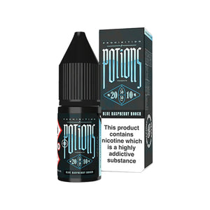 Prohibition Potions Blue Raspberry Hooch Flavour 10ml Nic Salt E-liquid perfect for Refillable Vape Kits