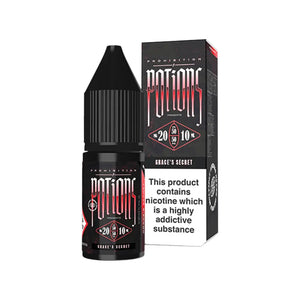Prohibition Potions Grace's Secret Flavour 10ml Nic Salt E-liquid perfect for Refillable Vape Kits