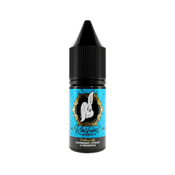 Five Rachael Rabbit 10ml e-liquid bottles in various flavours.