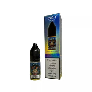 R&M Vape 10ml Nic Salt e-liquid Blue Razz Ice Flavour available in 10mg & 20mg strength