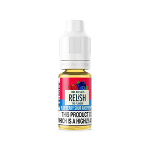 Relish 10ml Nic Salt E-liquid in Blueberry Sour Raspberry Flavour