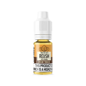 Relish 10ml Nic Salt E-liquid in Cream Tobacco Flavour
