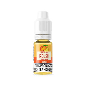 Relish 10ml Nic Salt E-liquid in Peach Flavour