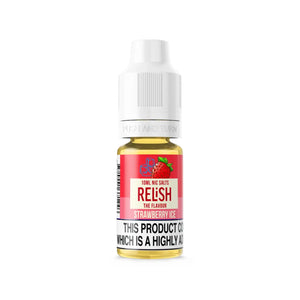 Relish 10ml Nic Salt E-liquid in Strawberry Ice Flavour