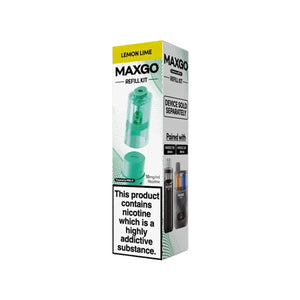 RELX MaxGo Lemon Lime Refill Pod - for RELX MaxGo 12k vape kit & RELX MaxGo 33k vape kit