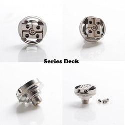 Replacement deck for Steam Crave Aromamizer Plus RDTA, featuring velocity and series decks.