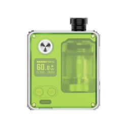 Rincoe Manto AIO Baby V2 Kit in green, pink, and black, featuring a compact design, 60W power, and transparent panels