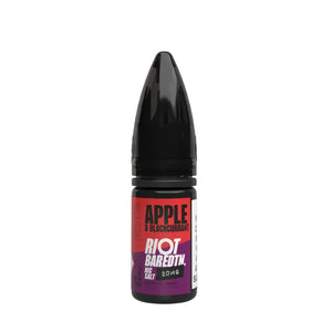 Riot Squad Bar Edition in Apple & Blackcurrant flavour, 20mg strength Riot Squad Vape Juice for pod vape kits and MTL devices