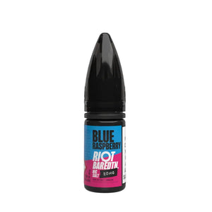 Riot Squad Bar Edition in Blue Raspberry flavour, 20mg strength Riot Squad Vape Juice for pod vape kits and MTL devices