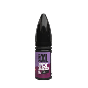 Riot Squad Bar Edition in Cherry XL flavour, 20mg strength Riot Squad Vape Juice for pod vape kits and MTL devices