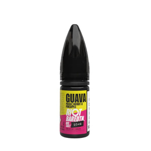 Riot Squad Bar Edition in Guava, Passionfruit & Pineapple flavour, 20mg strength Riot Squad Vape Juice for pod vape kits and MTL devices