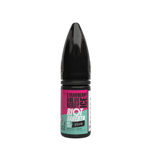 Riot Squad Bar Edition in Strawberry & Blueberry Ice flavour, 20mg strength Riot Squad Vape Juice for pod vape kits and MTL devices