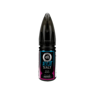 Riot Squad Blue Burst Flavour Nic Salt 10ml E-liquid perfect for Refillable Vape Kits